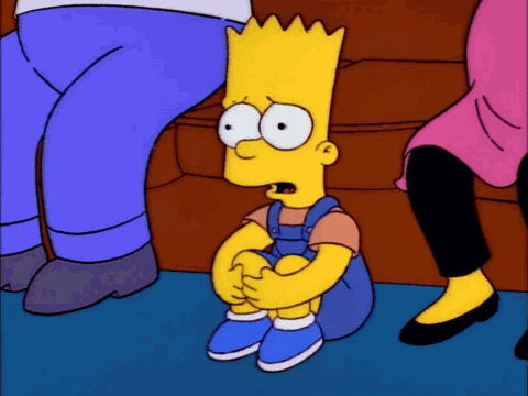 Bart Simpson Sitting with Arms Crossed