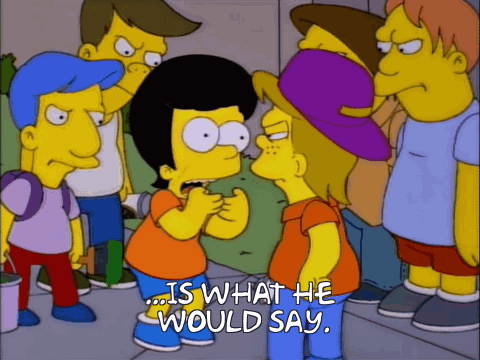 Bart Simpson Text Is What He Would Say