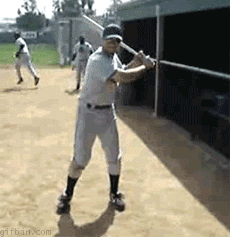 Baseball Bat Like A Boss GIF
