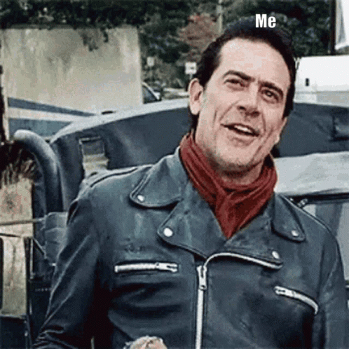 Baseball Bat Lucille Pointed By Negan GIF