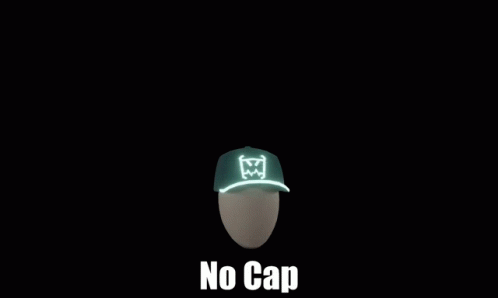 Baseball Cap on Mannequin Head Saying No Cap