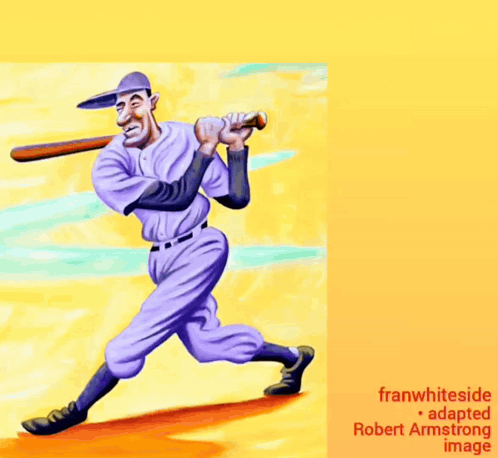 Baseball Fever Poster Baseball Player Swinging