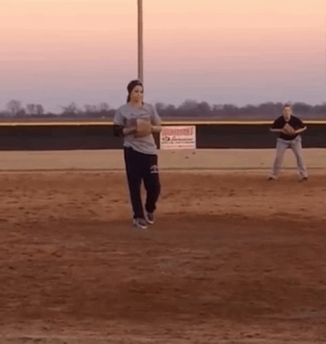 Baseball Field With SD Sign