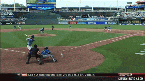 Baseball Game At Pepsi Stadium GIF