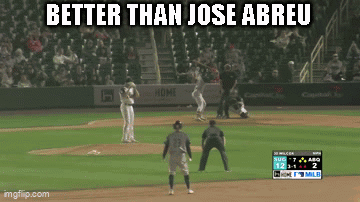 Baseball Game Better Than Jose Abreu GIF