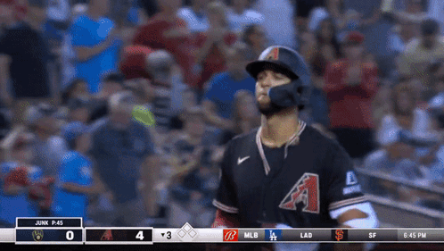 Baseball Game Between MLB And LAD GIF