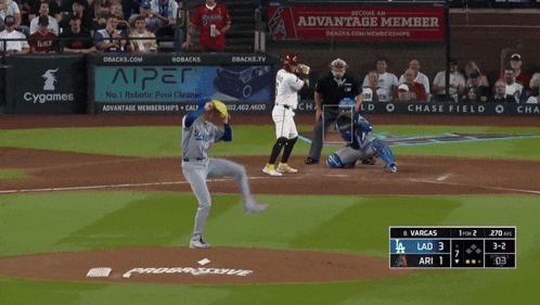 Baseball Game in Front of Advantage Member Ad