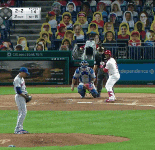 Baseball Game In Front Of Citizens Bank Park GIF