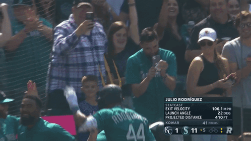 Baseball Game In Front Of SG Network Sign GIF