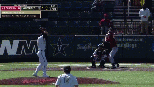 Baseball Game in Front of Vandy Boys Sign
