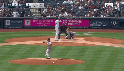 Baseball Game in Stadium