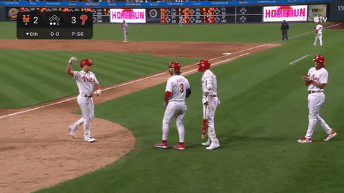 Baseball Game Phillies Dodgers GIF