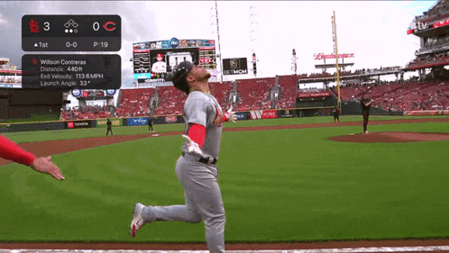 Baseball Game Score 0-3 GIF
