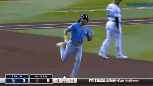 Baseball Game Score 1-3