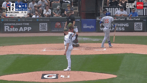 Baseball Game Score 4 to 5