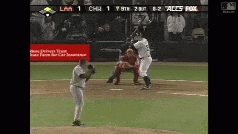 Baseball Game Screen With Rate Farm Ad