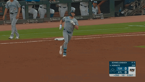 Baseball Game TOR Vs ATL GIF