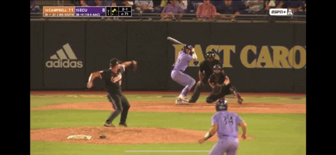Baseball Game With Adidas Ad in Outfield