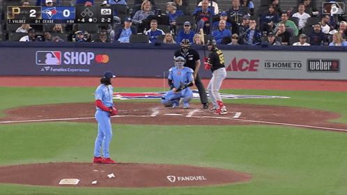 Baseball Game With Bank of America Advertisement