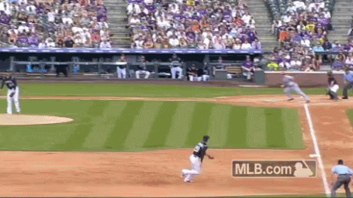 Baseball Game With MLB.com Logo