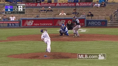 Baseball Game With MLB.com Logo