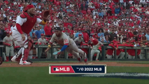 Baseball Game With MLB Logo