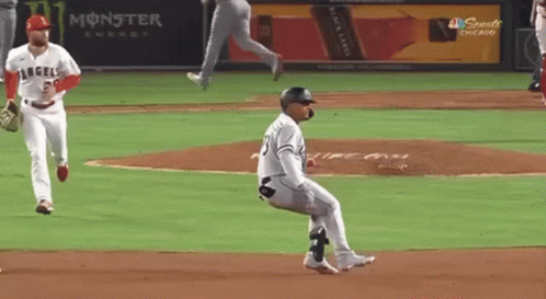 Baseball Game With Monster Energy Advertisement GIF
