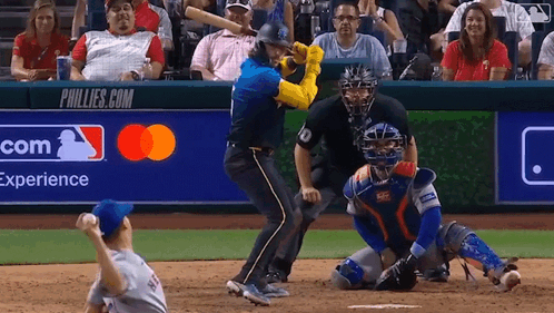 Baseball Game With Phillies.com Ad GIF