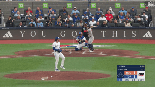 Baseball Game With You Got This Banner