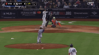 Baseball Game Yankees Vs Cubs GIF