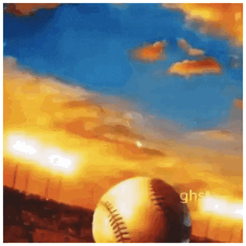 Baseball Painting with GHS Letters