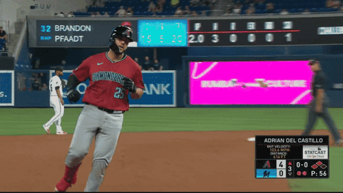 Baseball Player 23 Running GIF