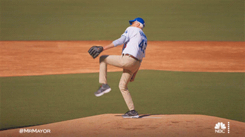 Baseball Player 43 Throwing Ball