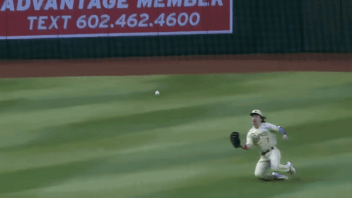 Baseball Player Catching Ball near Advantage Member Ad