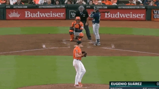 Baseball Player Celebrating With Letter A on Jersey