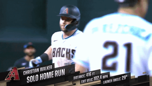 Baseball Player Christian Walker GIF
