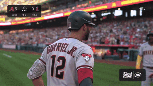 Baseball Player Gabriel Jr. Number 12 GIF