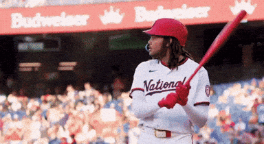 Baseball Player Holding Bat