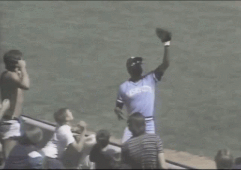 Baseball Player in Blue Georgia Jersey