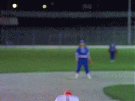Baseball Player in Blue Uniform