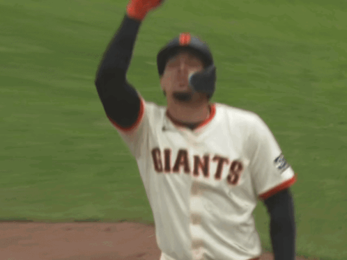 Baseball Player In Giants Jersey Thumbs Up GIF