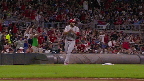 Baseball Player in Jersey Saying A