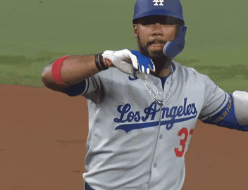 Baseball Player in Los Angeles Jersey Number 37