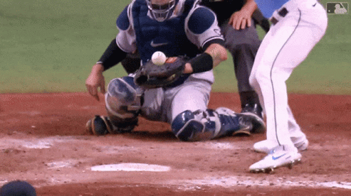 Baseball Player in Nike Jersey Sliding Into Base