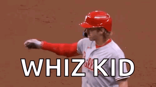 Baseball Player In Red Helmet Celebrating GIF