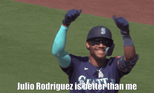 Baseball Player In Seattle Jersey Giving Thumbs Up GIF