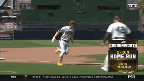 Baseball Player Jake Cronenworth Running