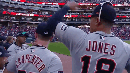 Baseball Player Jones in Number 18 Jersey