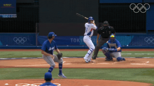 Baseball Player Number 1 Swinging at Pitch