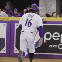 Baseball Player Number 16 Running on Field